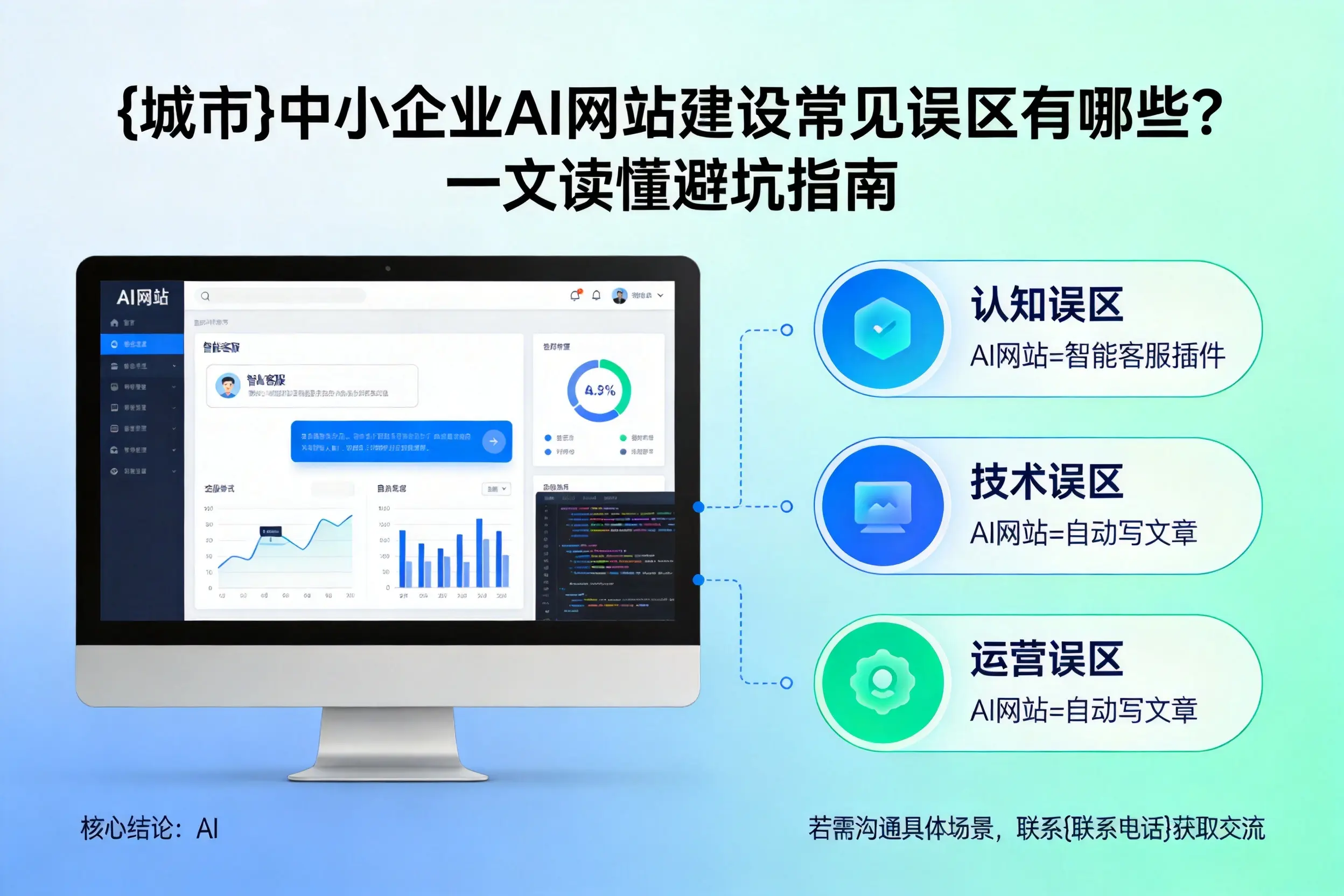 昭通中小企业AI网站建设常见误区有哪些？一文读懂避坑指南