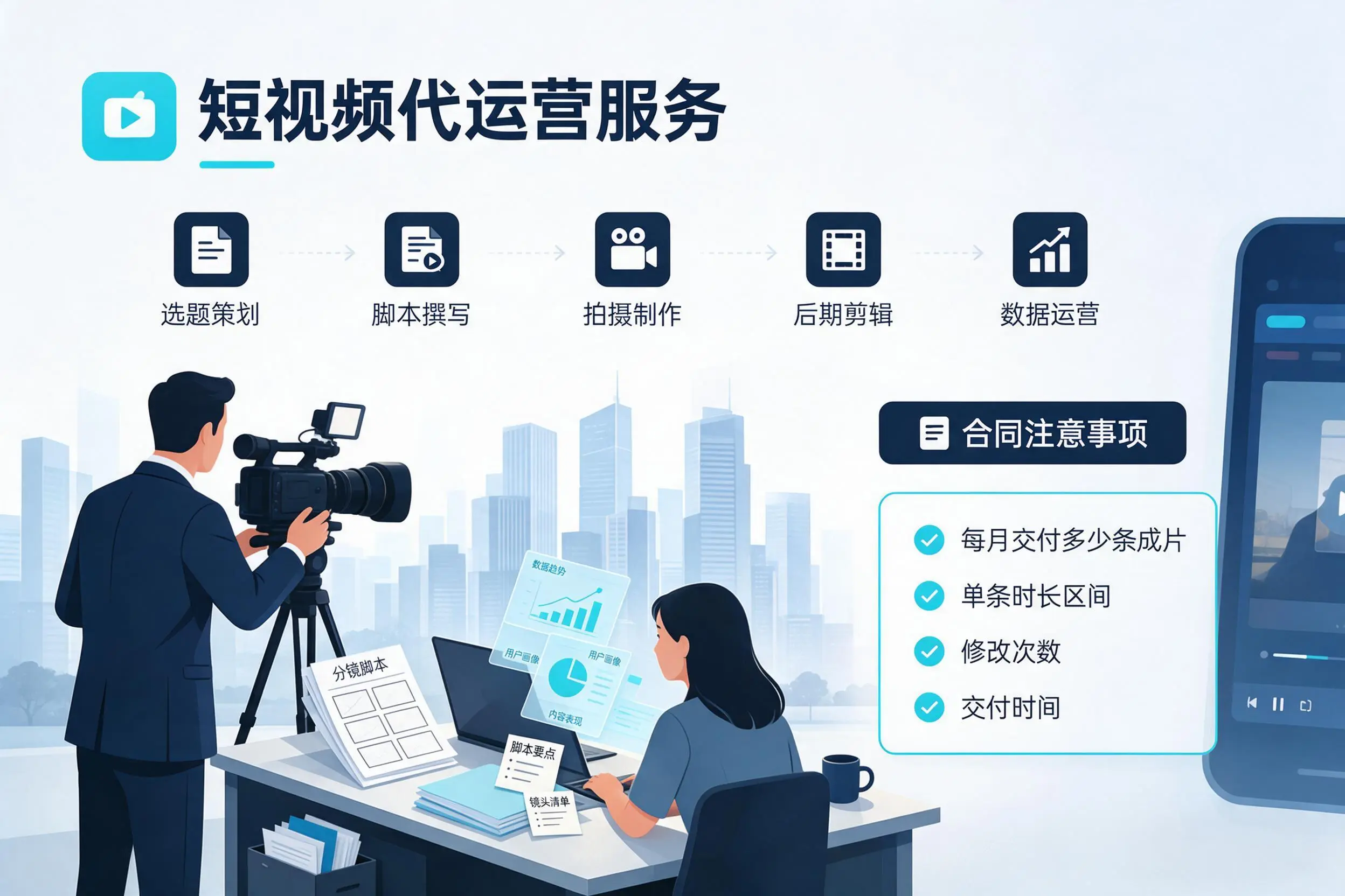 短视频代运营包含哪些服务?昭通企业常见问题科普