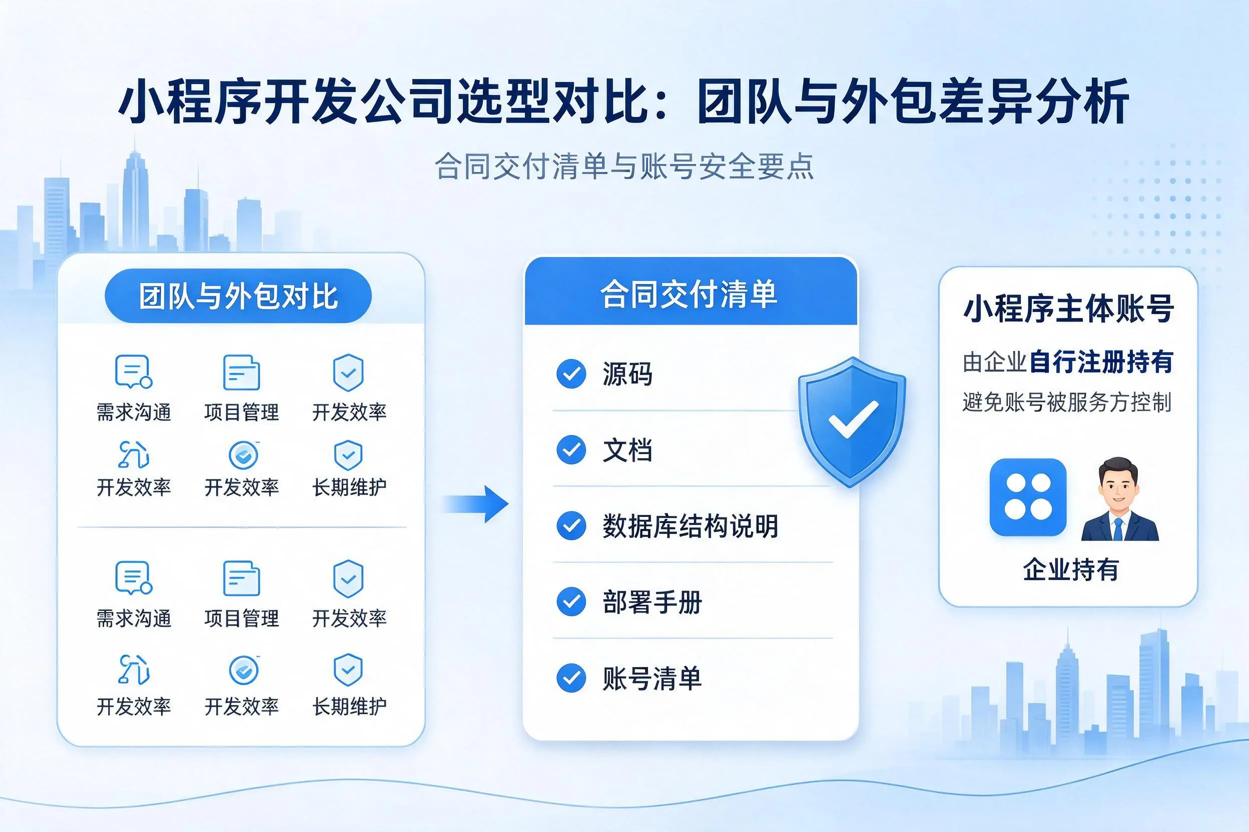 昭通小程序开发公司选型对比:团队与外包差异分析