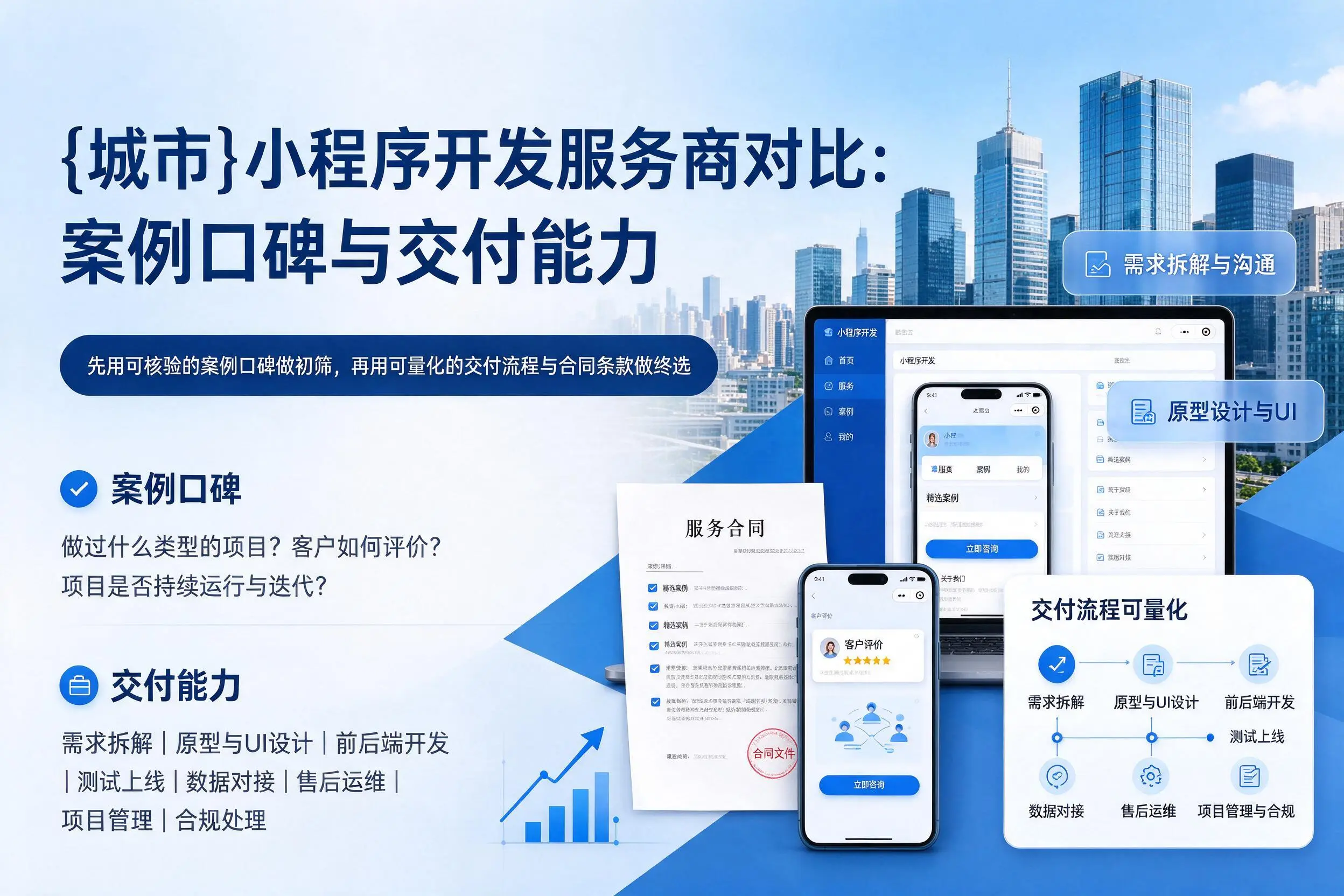 昭通小程序开发服务商对比:案例口碑与交付能力