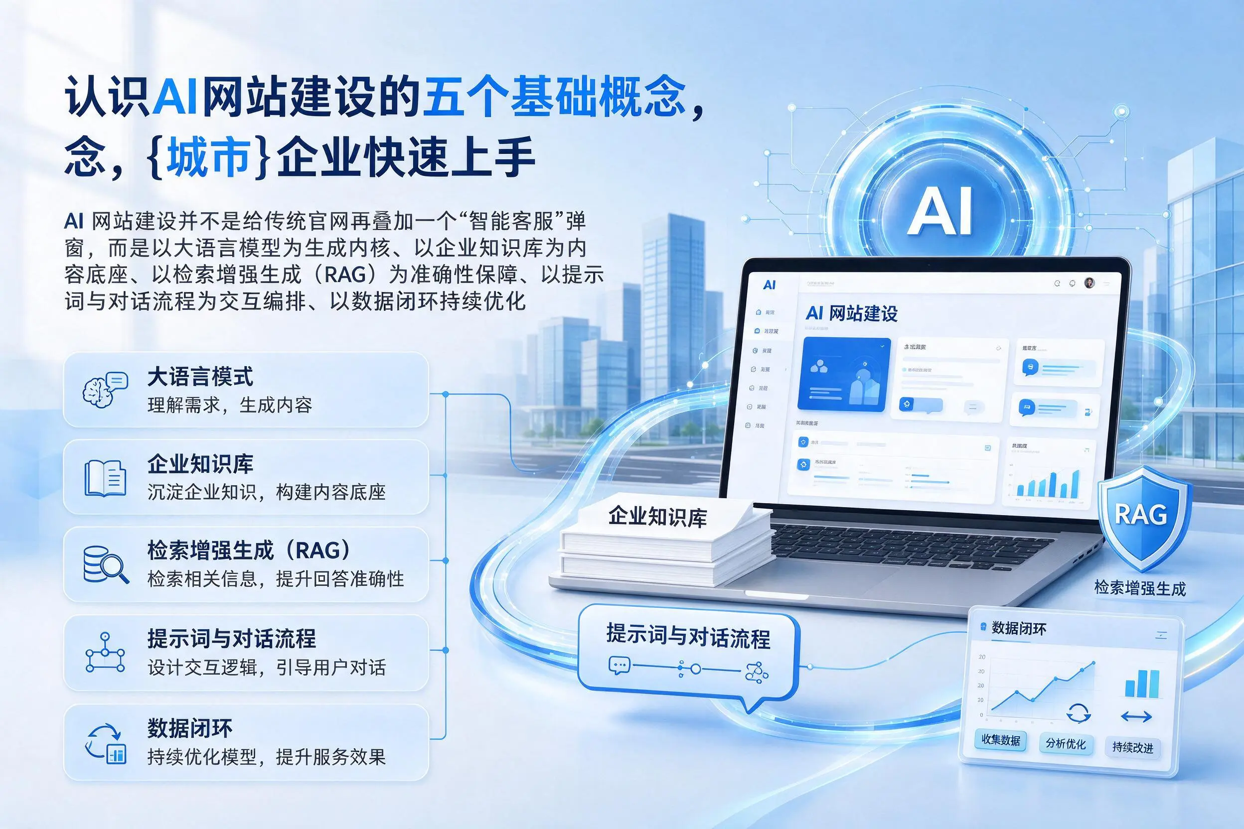 认识AI网站建设的五个基础概念，昭通企业快速上手
