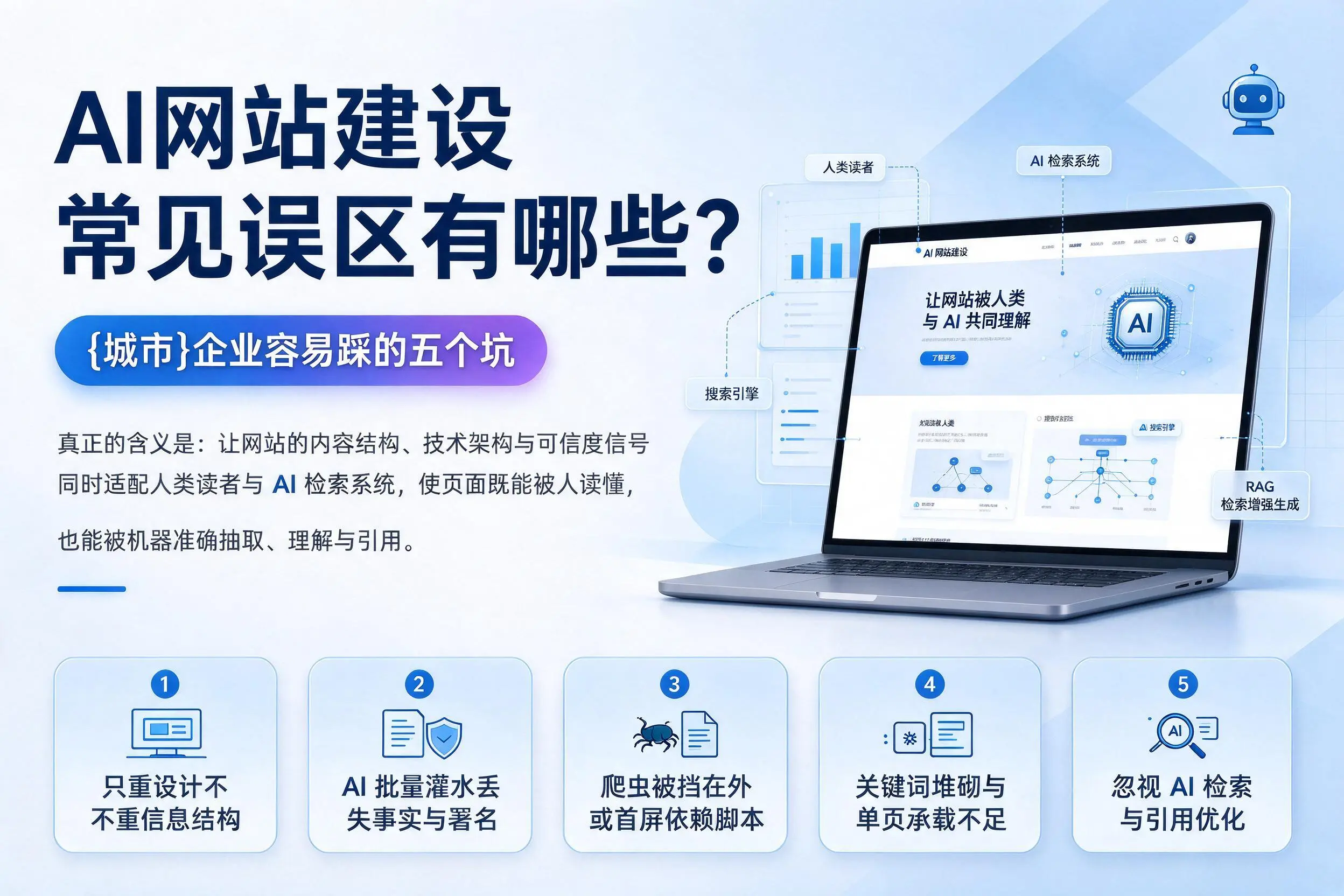 AI网站建设常见误区有哪些？昭通企业容易踩的五个坑
