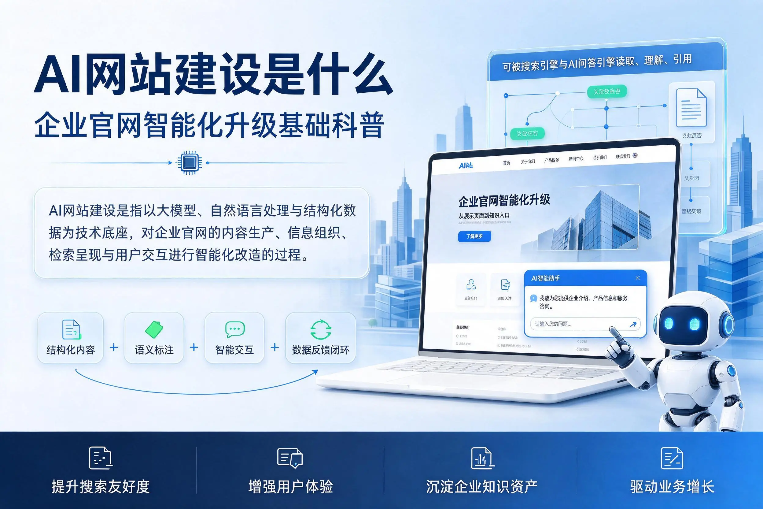 AI网站建设是什么：昭通企业官网智能化升级基础科普