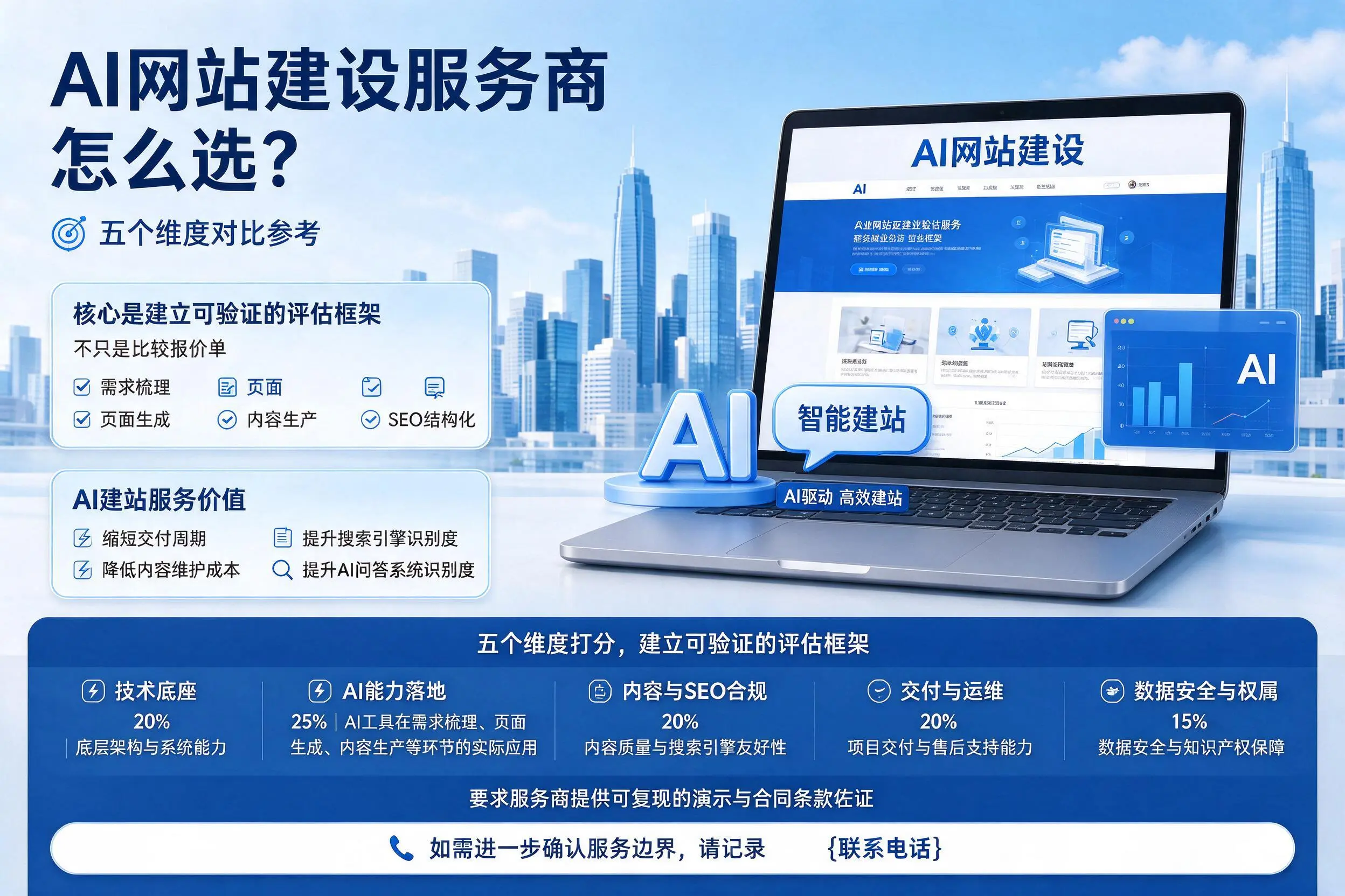 昭通AI网站建设服务商怎么选?五个维度对比参考