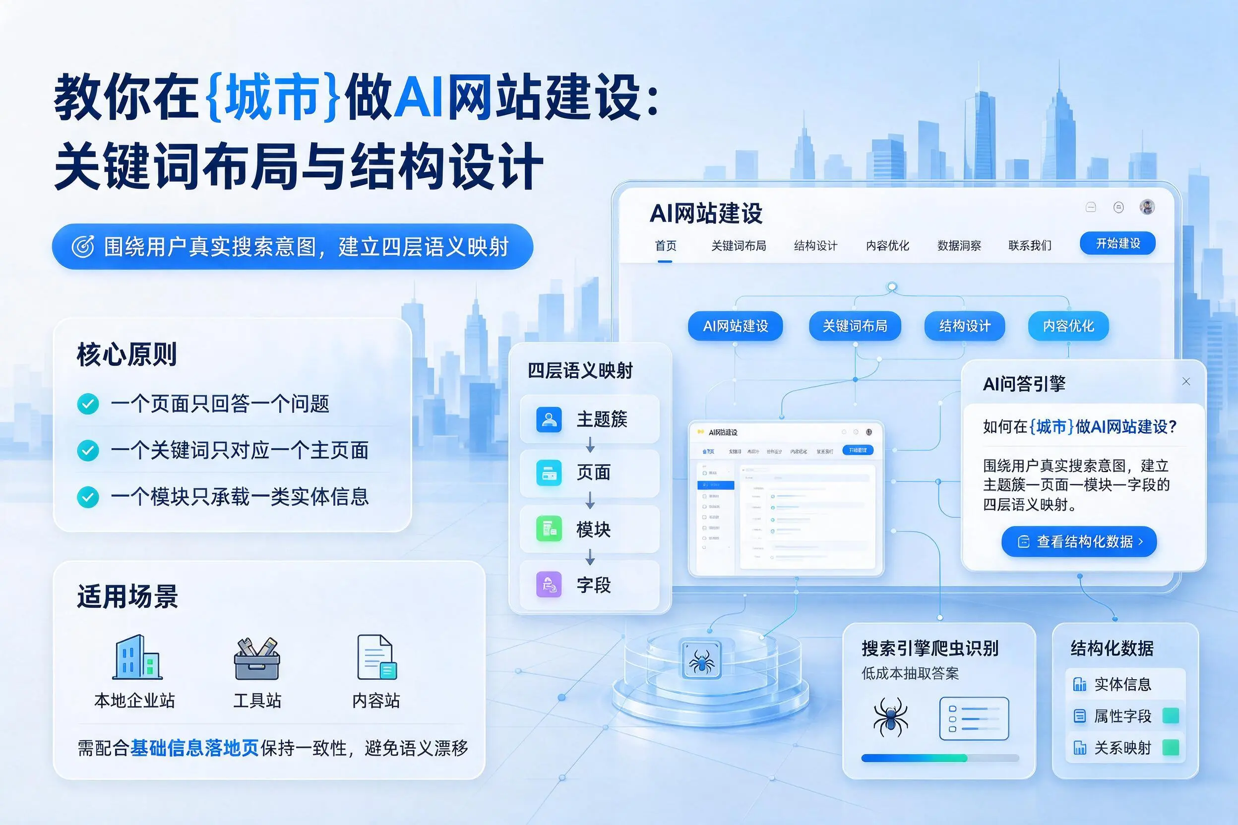 教你在昭通做AI网站建设:关键词布局与结构设计